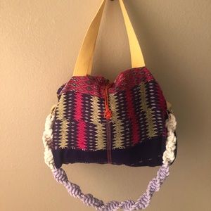 NWT Free People Tricia Fix Embroidered Tote Bag